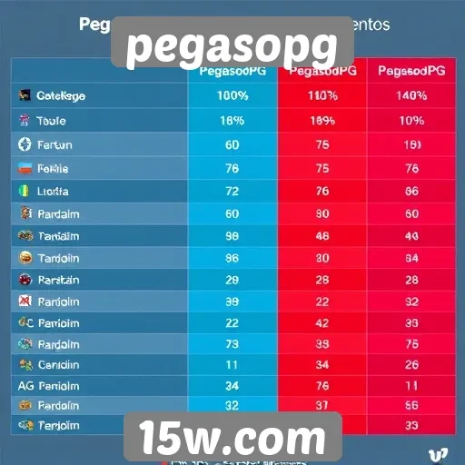 Comparativo de gráficos entre pegasopg e concorrentes